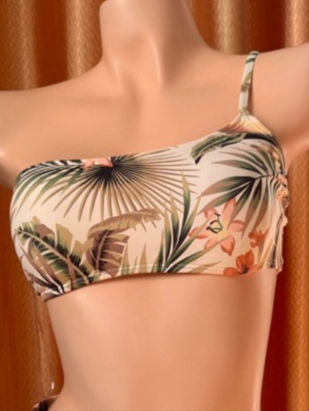 Billabong Asymetrical Tropical Bikini Top